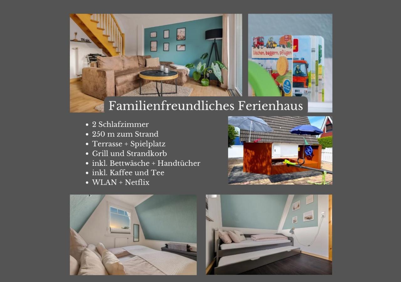 Familienfreundliches Ferienhaus In 5 Min Zum Strand Mit Terrasse Und Kostenlosem Parkplatz Cuxhaven Exterior photo